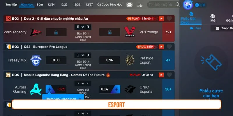 Sv388 ✔️ SV 388 - Trang Chủ Chính Thức SV388 Casino【2026】 Sảnh Esport cung cấp đầy đủ các giải đấu nổi bật hiện nay